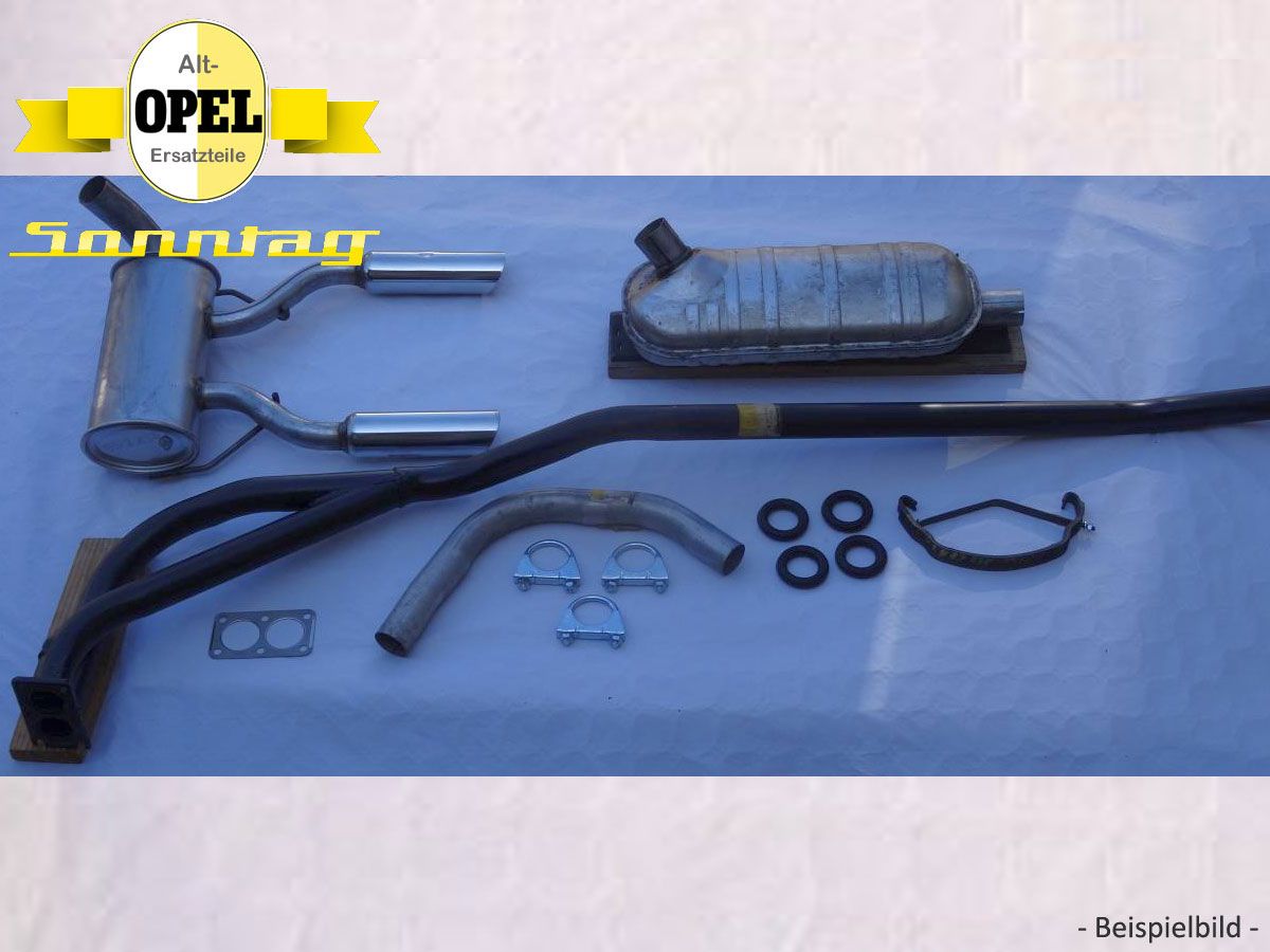 Auspuffanlage OPEL GT A
