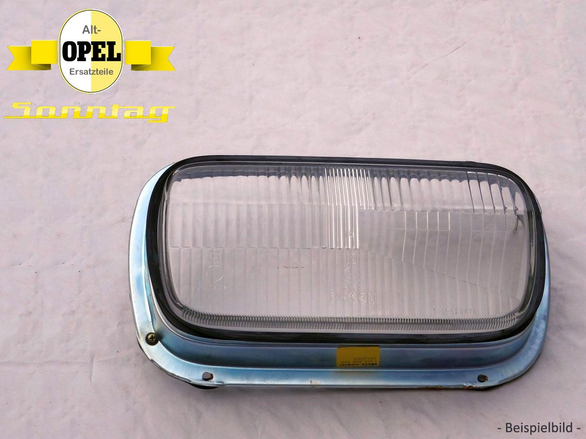 Scheinwerferglas mit Tragrahmen OPEL Kadett B