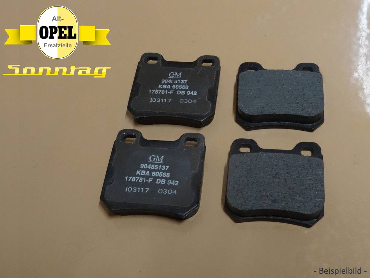 Bremsklotz  Bremsbelag hinten OPEL Omega A